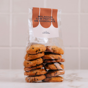 Bolachas com pepitas de chocolate